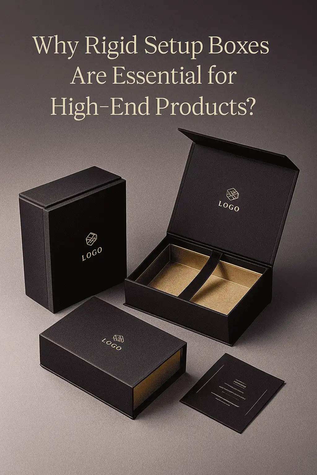 Why Rigid Setup Boxes Are Essential for High-End Products?